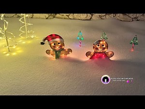 How to Install Gingerbread Christmas Yard Decorations 🎄 | Dazzle Bright Lighted Set | Step by Step