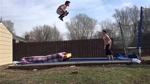 Original Trampoline Triple Backflip Accident