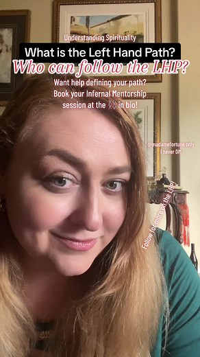 The Left Hand Path or LHP in spirituality is open to anyone. As a beginner in the left hand path it is important to understand you ate not taking a new defined path, you are wandering out to create your own path. The left hand path is for those looking to clarify their purpose and understand the truths of themselves and universe in their entirety. Are you taking the LHP?#lhp #lefthandpath #occult #spiritualtiktok #witchtok #shadowwork @MadameFortune @MadameFortune @MadameFortune