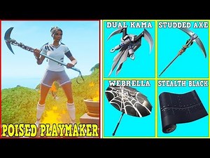 15 PERFECT COMBOS WITH POISED PLAYMAKER! (TRYHARD SOCCER SKIN COMBOS!) | Fortnite Battle Royale!