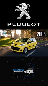Peugeot Car Evolution Modern (1998-2012) | Drive Morph