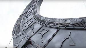 A Full-Size 3D Printed STARGATE Towers Over Guests at a Belgian Museum — GeekTyrant