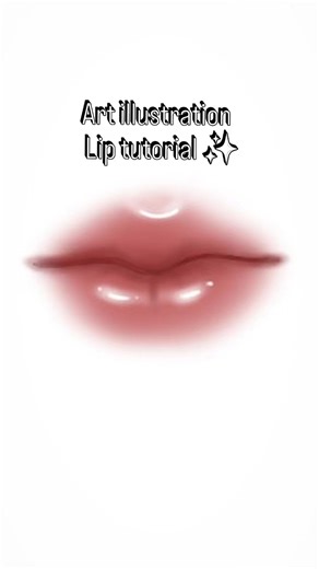digital lip tutorial sketchbook #shorts #art