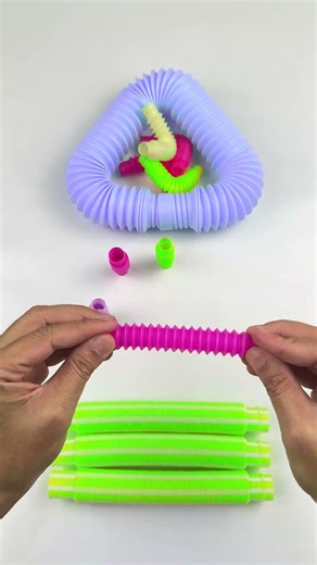Healing Robotic Sound ASMR and Satisfy DIY #diy #satisfyingvideo #relaxing #oddasmr #poptubes #robot