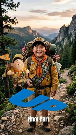 🏞️ AI Transforms Up Characters Into Real Life! 🦜🏕️ Russell, Dug & More! 🌍 #ai #disney #pixar #up