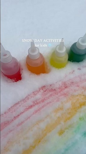 SNOW DAY ACTIVITIES for kids ❄️ #snowday #kidsactivities