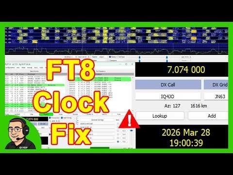 How to Set Your PC Clock for FT8 (and Why It Matters More Than You Think)