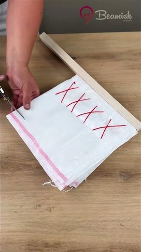DIY Broom from a Packaging Sack 🧹 #diy #broom #packaging #trick