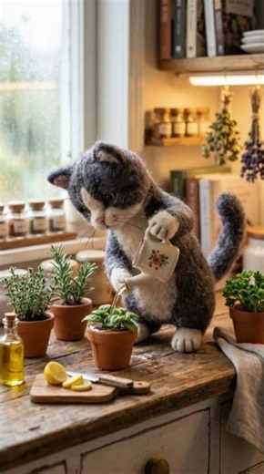 Do you know what the daily lives of felt animals are like? 😍
