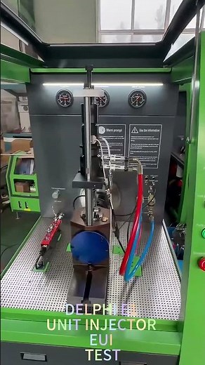 How to test DELPHI E1 EUI EUP Diesel Unit Injector #commonrail #tester #simulator #machine #bosch
