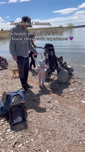 Do you take therapeutic breaks?I fully support formal therapy.I also fully support therapeutic breaks. I hear from so many parents asking how we vacation etc with therapy appointments. I tell them we are taking off that week.This summer we are taking off for a month. We will talk to each therapist and make a plan for what we want to work on and do it while playing and in nature. Give yourself and your child breaks when needed without guilt. 💜 | Accessible Adventures