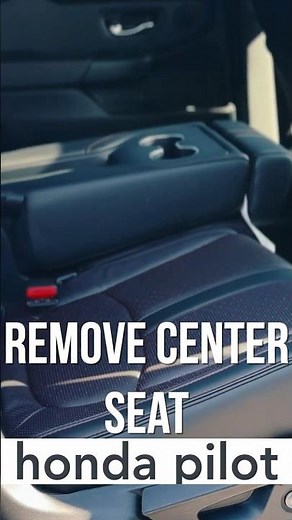 How to Remove the Center Seat on 2023-2026 Honda Pilot #automobile #honda #hondapilot #hondasuv