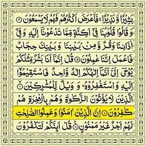 Heart touching quran recitation of Surah Fussilat with HD Arabic Text | Shahriar Tune