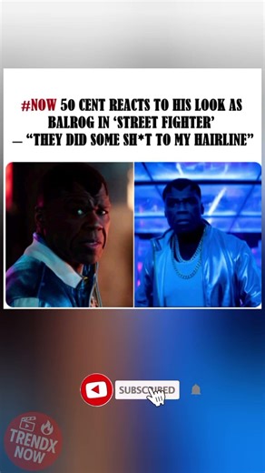 ​50 Cent is NOT Happy With His Look as Balrog! #50cent #shorts