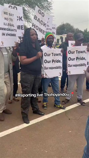 #Reporting live Thohoyandou 📍 # March on March Thohoyandou 📍📍📍🚨🇿🇦🇿🇦🇿🇦