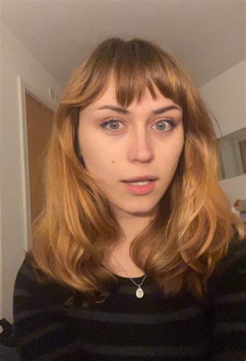 The ginger will find its way back to me, trust x #hairdye #hairtransformation #purple