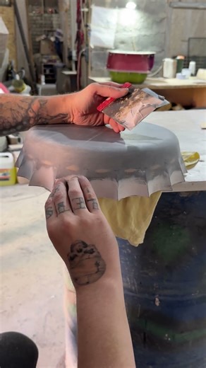 master model for a fiberglass product #composites #fiberglass #decor #modeling #work