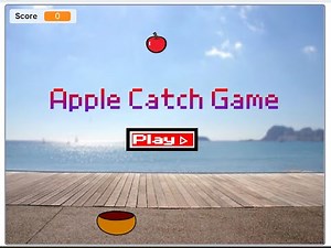 Catching Apple Game 🍎 | Fun Scratch Game for All Ages! 🎮