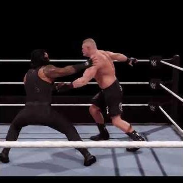 WWE Roman Reigns vs Brock Lesnar Intense Fight 😲 Part 1 #shorts #short #wwe2k25 #wwe2k24
