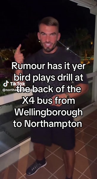 X4 bus better than any London bus #northampton #geezer