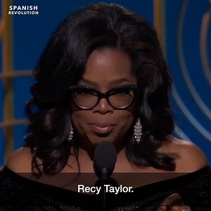 El gran discurso de Oprah Winfrey en los Globos de Oro que ha sido viral en todo el mundo. | Spanish Revolution