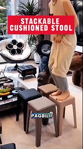 🎯Cushioned Stackable Stool ✅COD 🛒L!nk in Comment👇 | Mas Bet Mo Dito