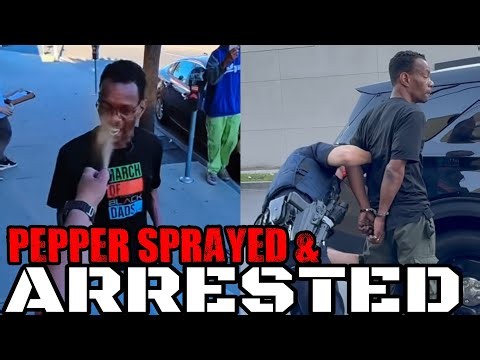 MAN GETS PEPPER SPRAYED AND ARRESTED | First amendment Audit