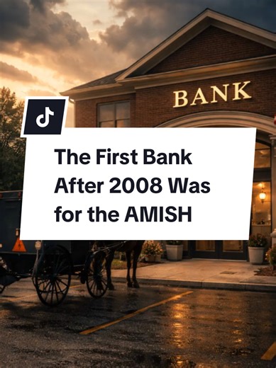 The first bank to open in America after the 2008 financial crisis was for the Amish. Bird-in-Hand, Pennsylvania, 2013. While Wall Street was in ruins, the Amish had a 92% business survival rate. Banks call them dream customers: zero late payments, zero defaults. They don't check credit scores. They lend on character. Now it's one of the healthiest banks in America. The people who reject credit cards just proved they understand money better than Wall Street. Comment your state if you've seen Amis