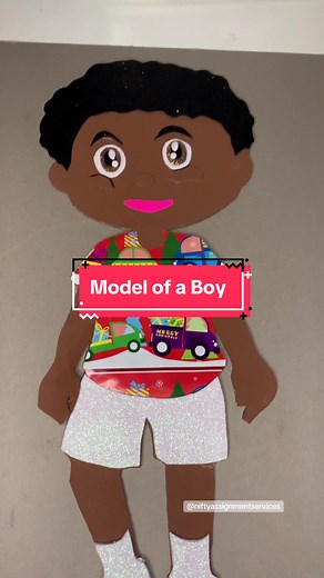 Model of a Boy: Creative School Assignment Ideas