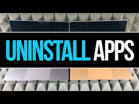 How to Uninstall Apps on MacBook 2020 | MacBook Air, MacBook Pro