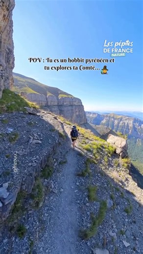 Les Pépites de France on Instagram: "Une véritable randonnée de Hobbit au cœur des Pyrénées 🌿 📍 La Vire des Fleurs Avec son sentier suspendu, ses parois vertigineuses et ses panoramas féeriques, cette randonnée semble tout droit sorti d’un décor de film 🧝‍♂️ 🎥 Vidéo : @frizouu_ #lespepitesdefrance #pyrenees #viredesfleurs #randonnee #nature #patrimoine #occitanie"