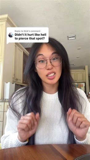 Sofia on Instagram: "My pain tolerance is high so adding jewelry to my hood wasn’t bad but it became a temporary Chasity belt 🫣"