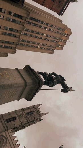 Exploring the Charming Details of Old Montreal with Orange Cones