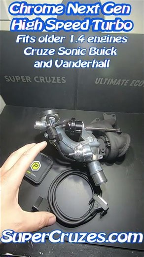 Next Gen High Speed Turbocharger for Cruze Sonic Trax Vanderhall www.supercruzes.com