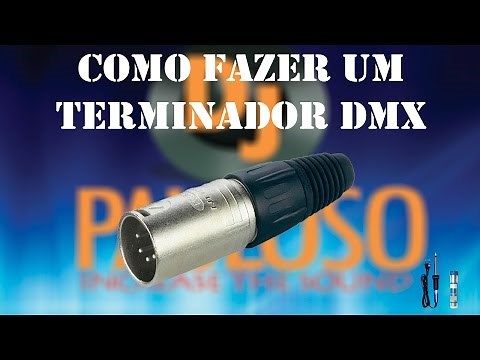 How to make a DMX 512 terminator (microphone and DMX cable)