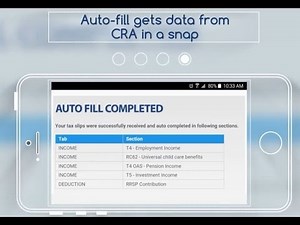 CRA Auto fill 2025 tax return fastneasytax