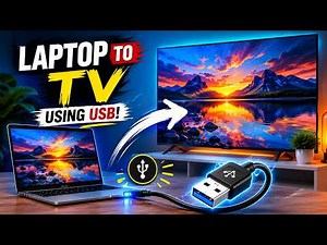 How to Connect a Laptop to a TV Using USB