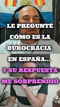 LE PREGUNTÉ CÓMO ES LA BUROCRACIA EN ESPAÑA… Y SU RESPUESTA ME SORPRENDIÓ #shorts