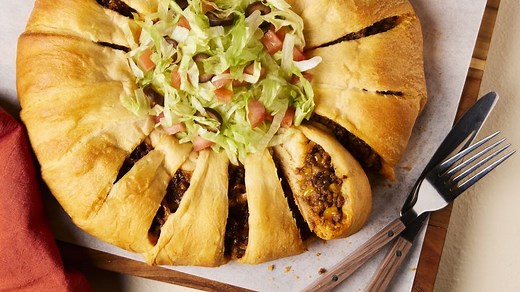 Taco Crescent Ring Recipe