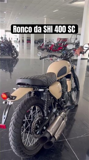Ronco da nova SHI 400 SC, A scrambler da SHINERAY com DNA italiano