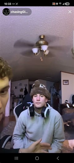 Tickling - Cute boy is tickled briefly on livestream