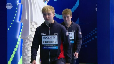 U.S.' 1st men's diving medal at worlds since 2015