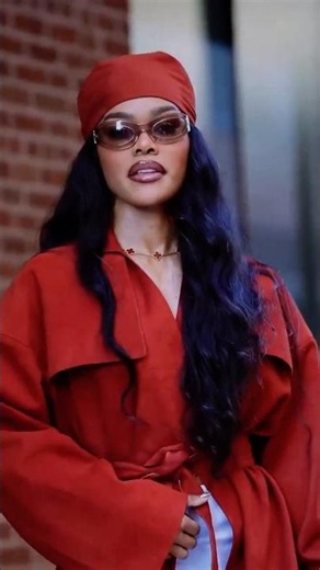 Teyana Taylor STUNS at Calvin Klein! 🔥 | #NYFW