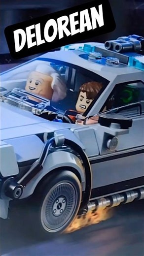 LEGO Back To The Future - DeLorean time machine #backtothefuture #lego #martymcfly