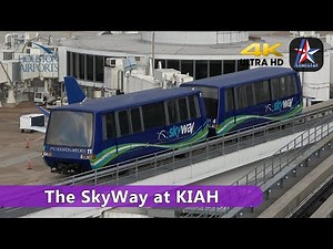 [4K] The SkyWay at George Bush Intercontinental Airport | IAH | Houston