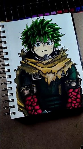 drawing of Deku from my hero academia || Izuku Midoriya