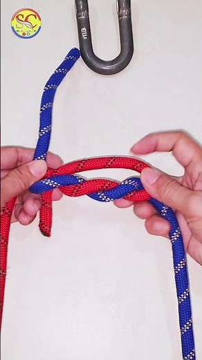 Easy Rope Knot 💡 Step by step DIY guide