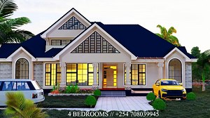 4 BEDROOM HOME DESIGN 254 708039945 | D-signer Moses