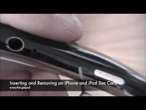 How to Remove and Insert iPhone & iPad Sim Card