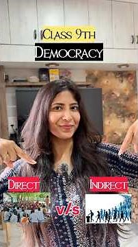 Direct vs Indirect Democracy✅Class 9th Social Science Democracy Notes #class9sst #class9democracy